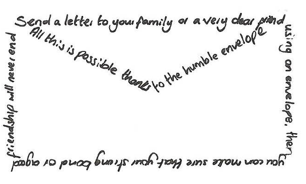 Calligram Envelope